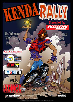 
 2008 Kenda Rally Poster 
 Artwork by Lambhead 
