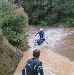 
 2008 St Helens to Strahan Ride 
 Creek Crossing 12 
