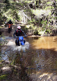 
 2008 St Helens to Strahan Ride 
 Creek Crossing 15 
